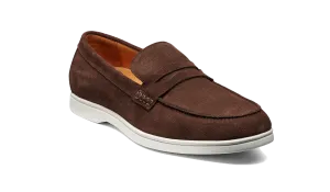 Santiago - Coffee Suede White Sole Business Trip