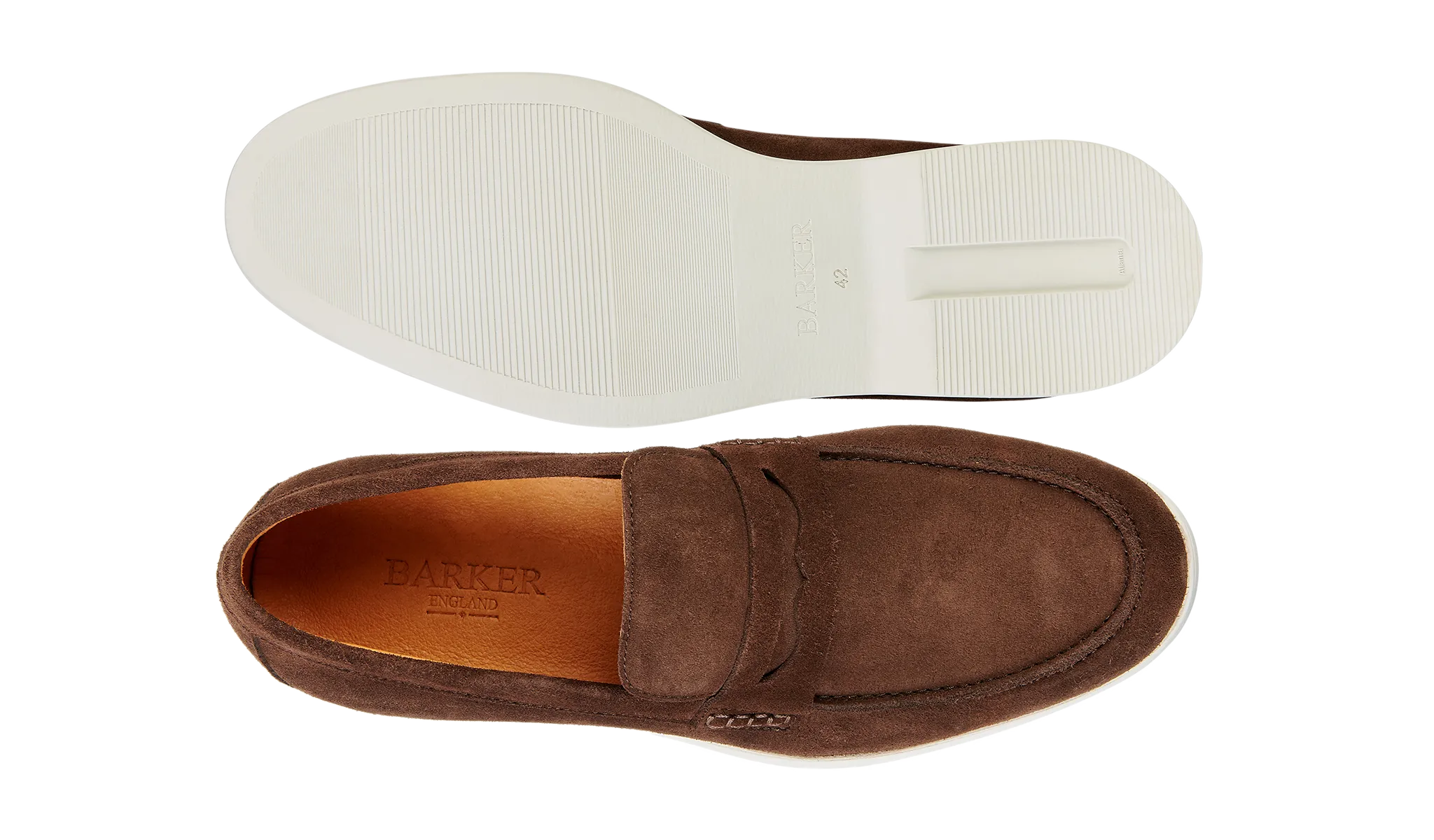 Santiago - Coffee Suede White Sole Air Dash