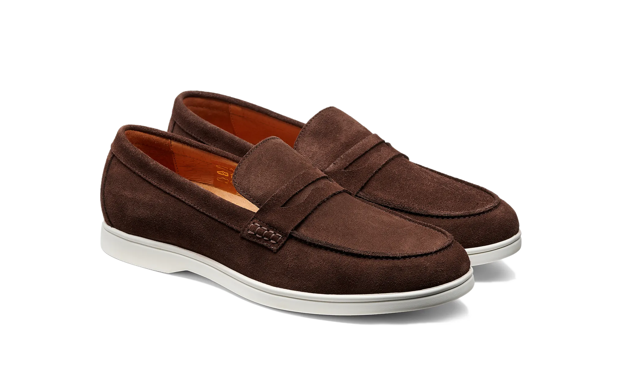 Ultra light Santiago - Coffee Suede White Sole