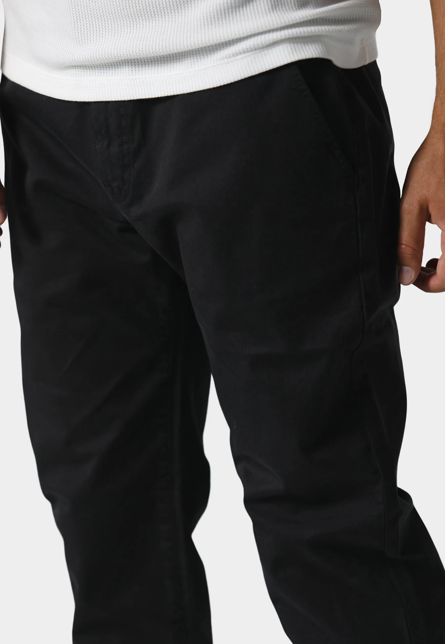 Sarabia Black Chino Water Repellent Layered Comfort