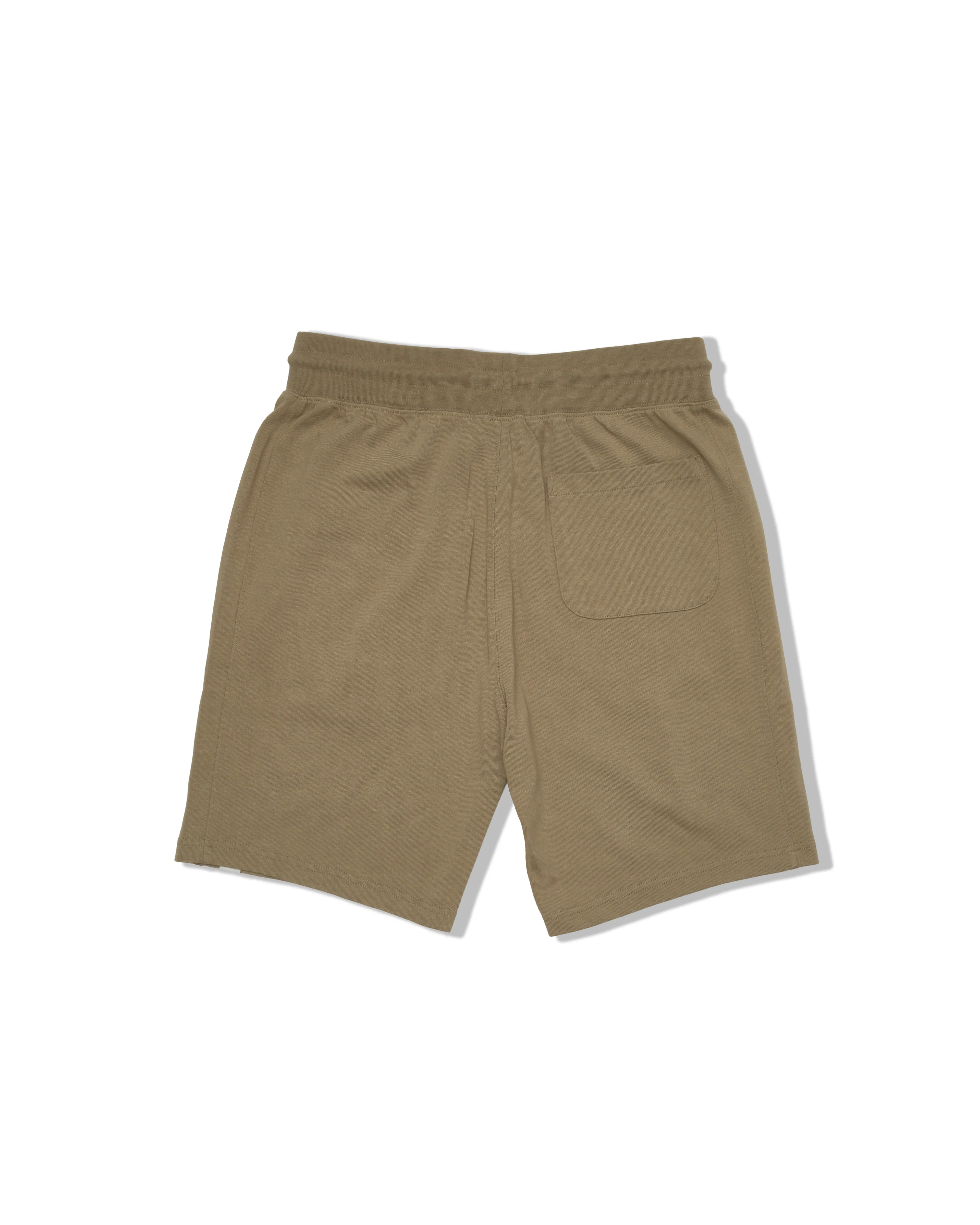 Quick Access Pockets Elevated Jersey Draw Cord Shorts 8" - Olive