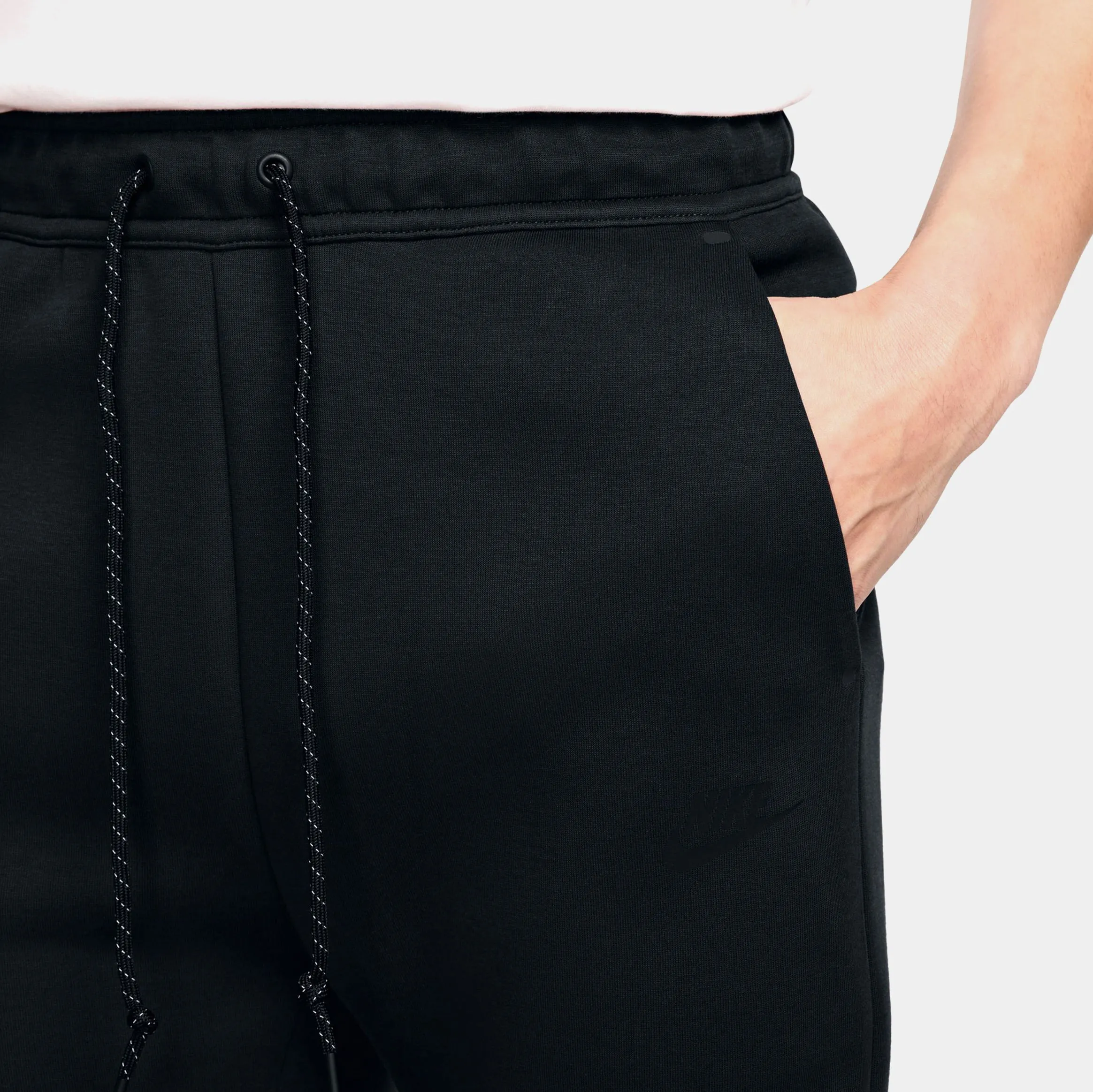 Tough Style NSW Tech Fleece Jogger Mens Pants (Black/White)