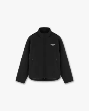 Fray Resistant Edges Represent Owners Club Wadded Jacket - Black