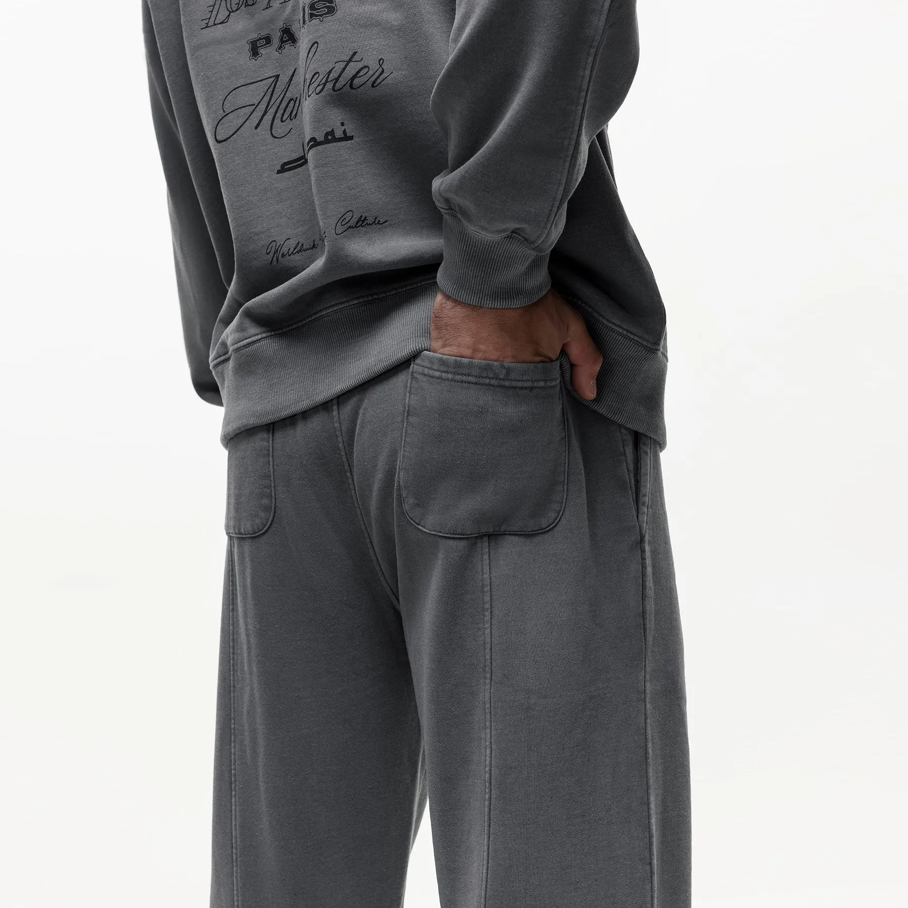 Perfect Fit All Season Wear Relaxed Destination Washed Pewter Sweatpants