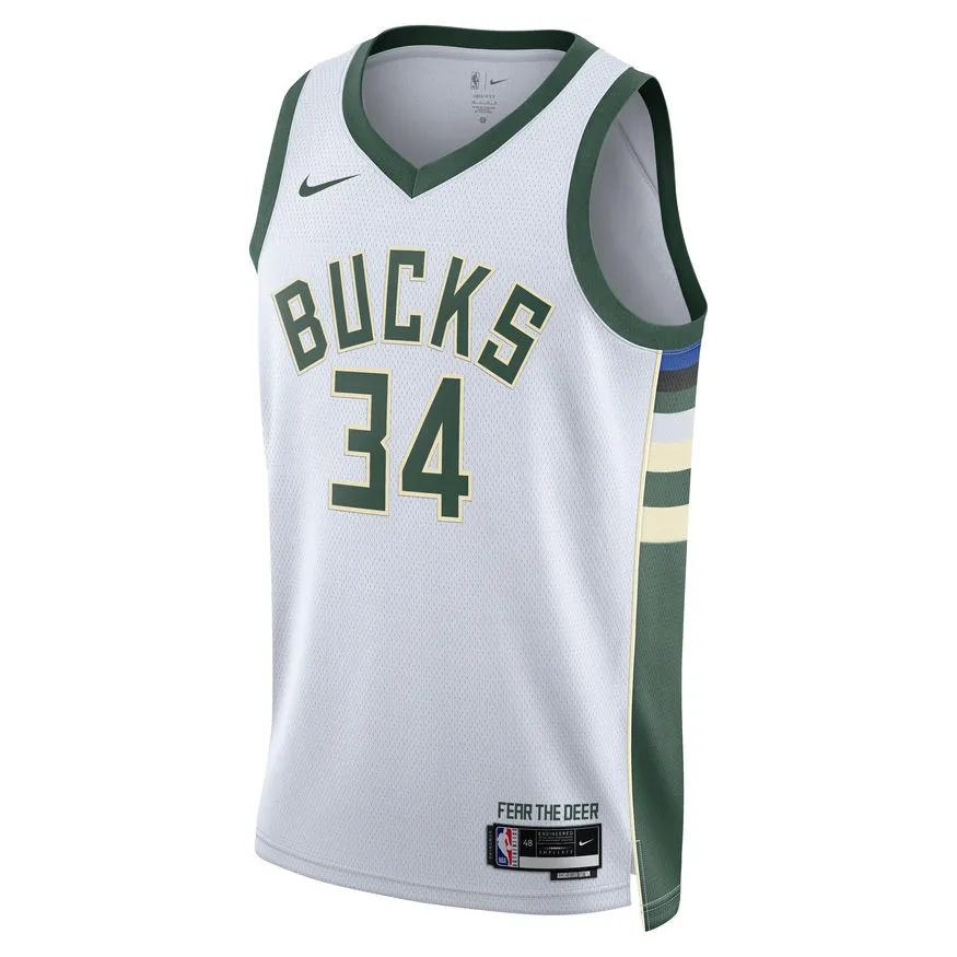 Non Chafe Stitching Comfort Stretch Giannis Antetokounmpo Association Edition 2022/23 Nike Dri-FIT NBA Swingman Jersey