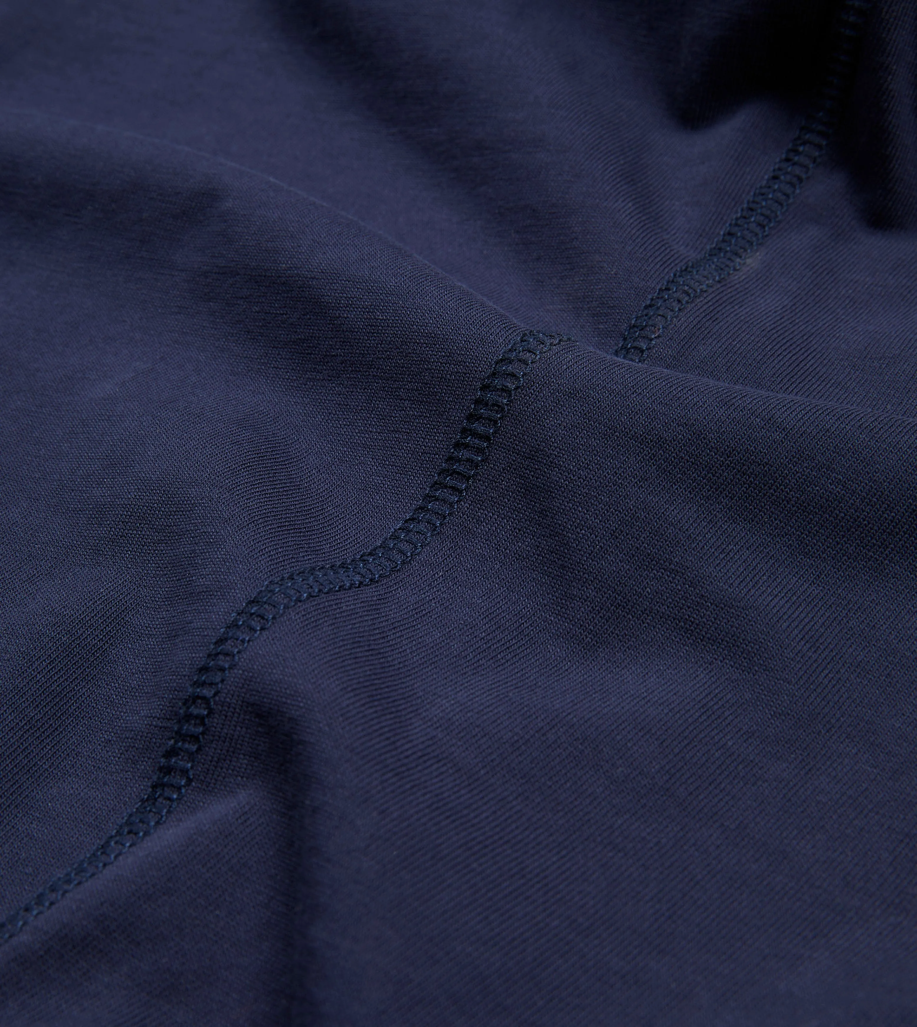 Comfy Wardrobe Layered Style Navy Cotton Crew Neck Hiking T-Shirt