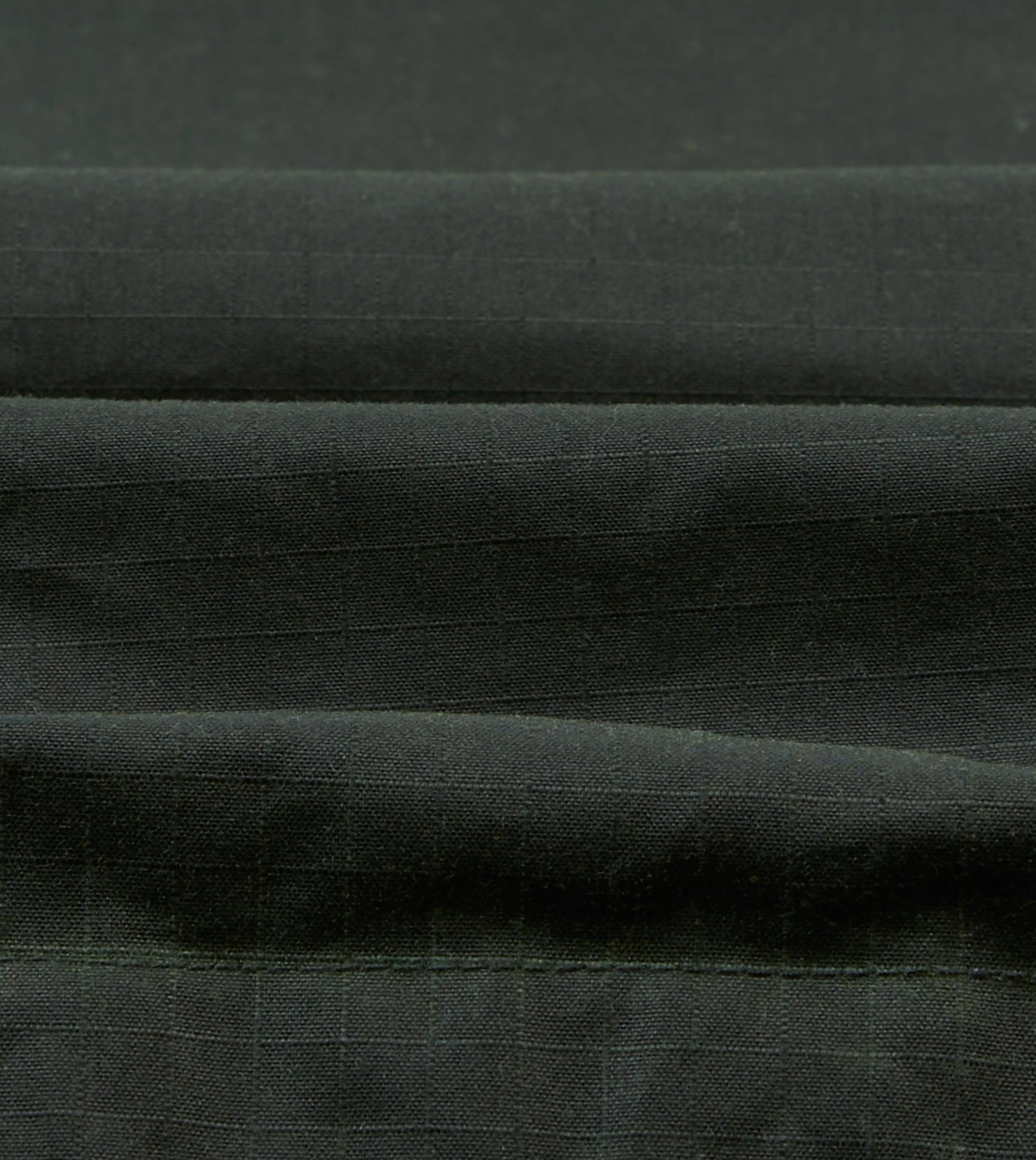 Green Waxed Cotton Expedition Parka Taped Neckline