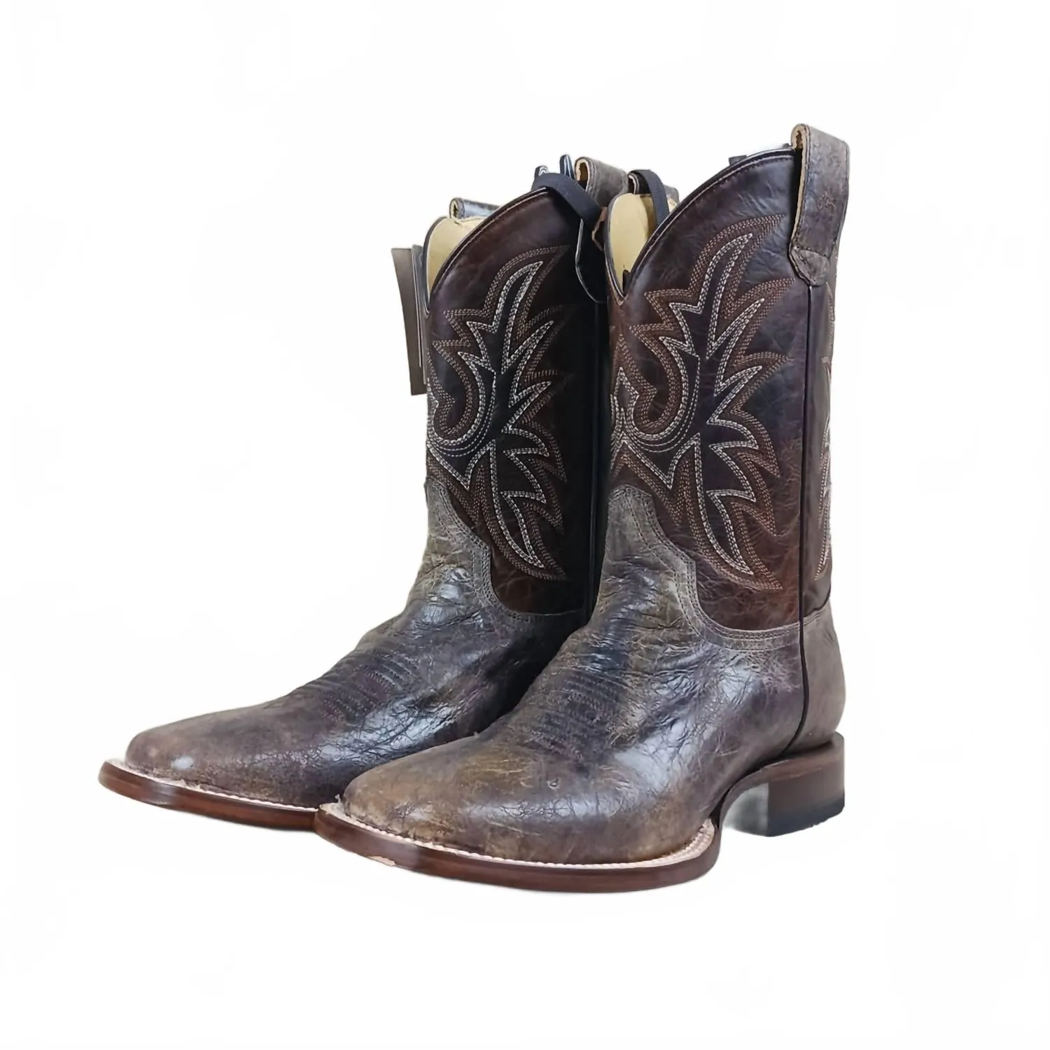 Men's Pierce Cc Waxy Square Toe Boot In Brown Busy Floor Silent Vibe