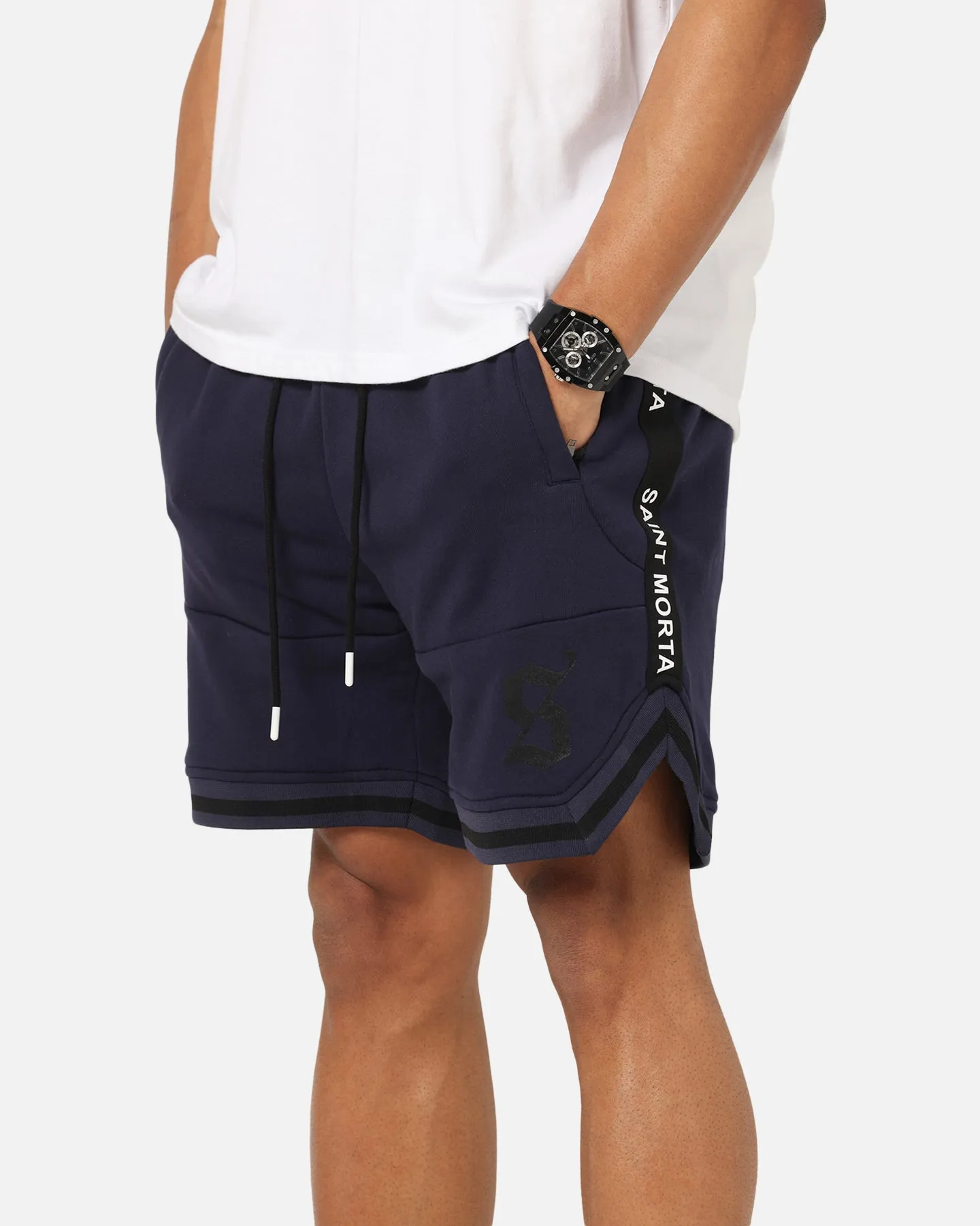 Saint Morta Icon X Fleece Short Indigo Effortless Movement Chill Vibes Fit