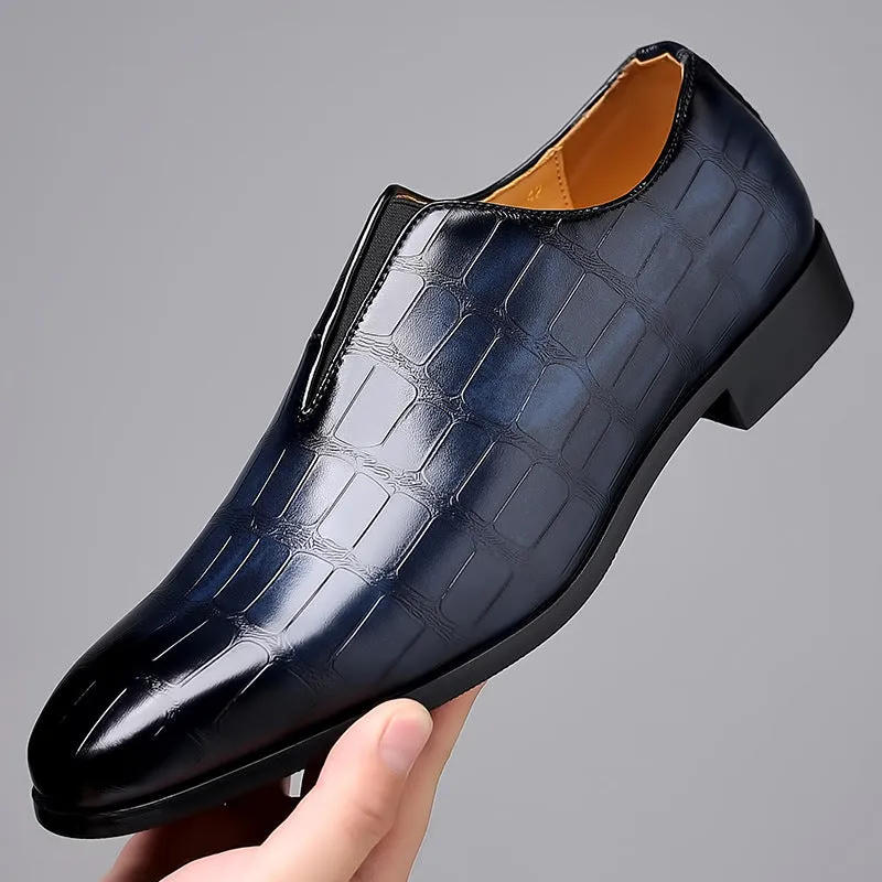 Street Pulse Shock-Absorbing Leather Shoes