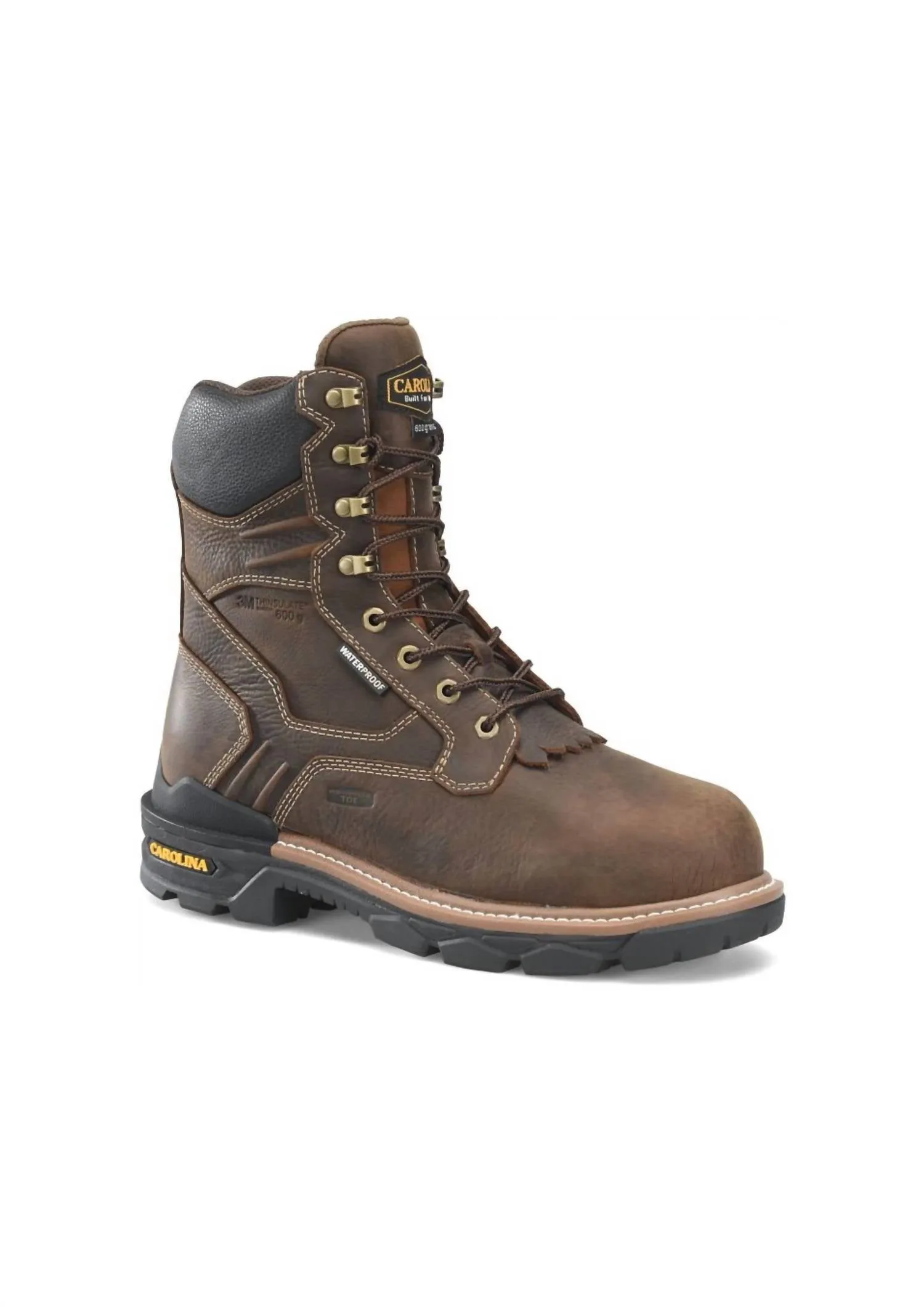 Fast Wear Style Crisp Men's Contestor 8" Insulated Work Boots In Brown
