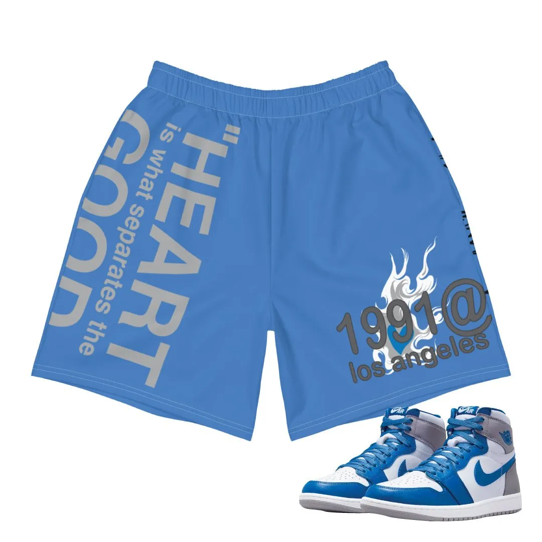 Comfy Motion Retro 1 True Blue Championship Shorts