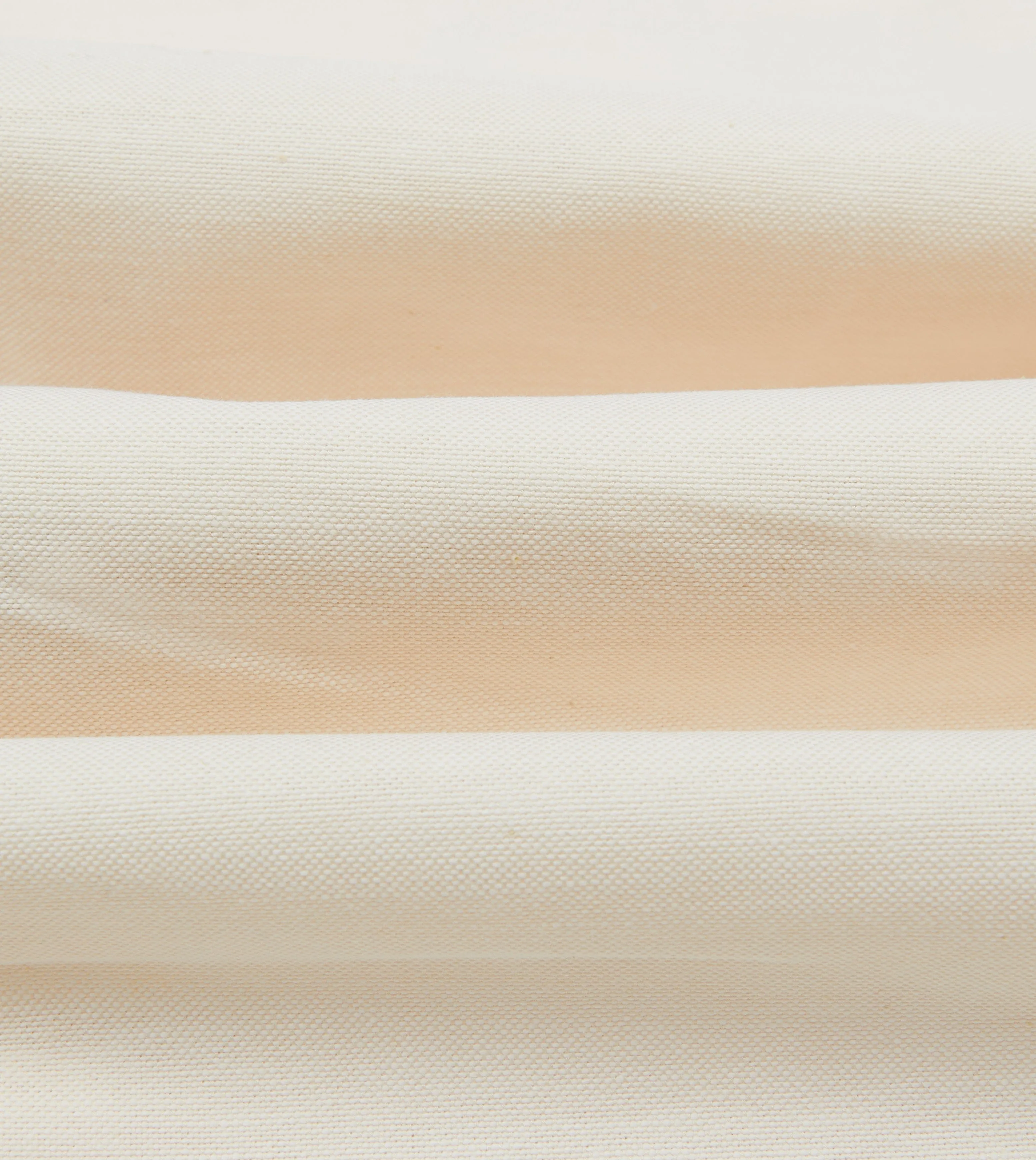 Sport Fit Cream Cotton Oxford Cloth Long Point Collar Shirt