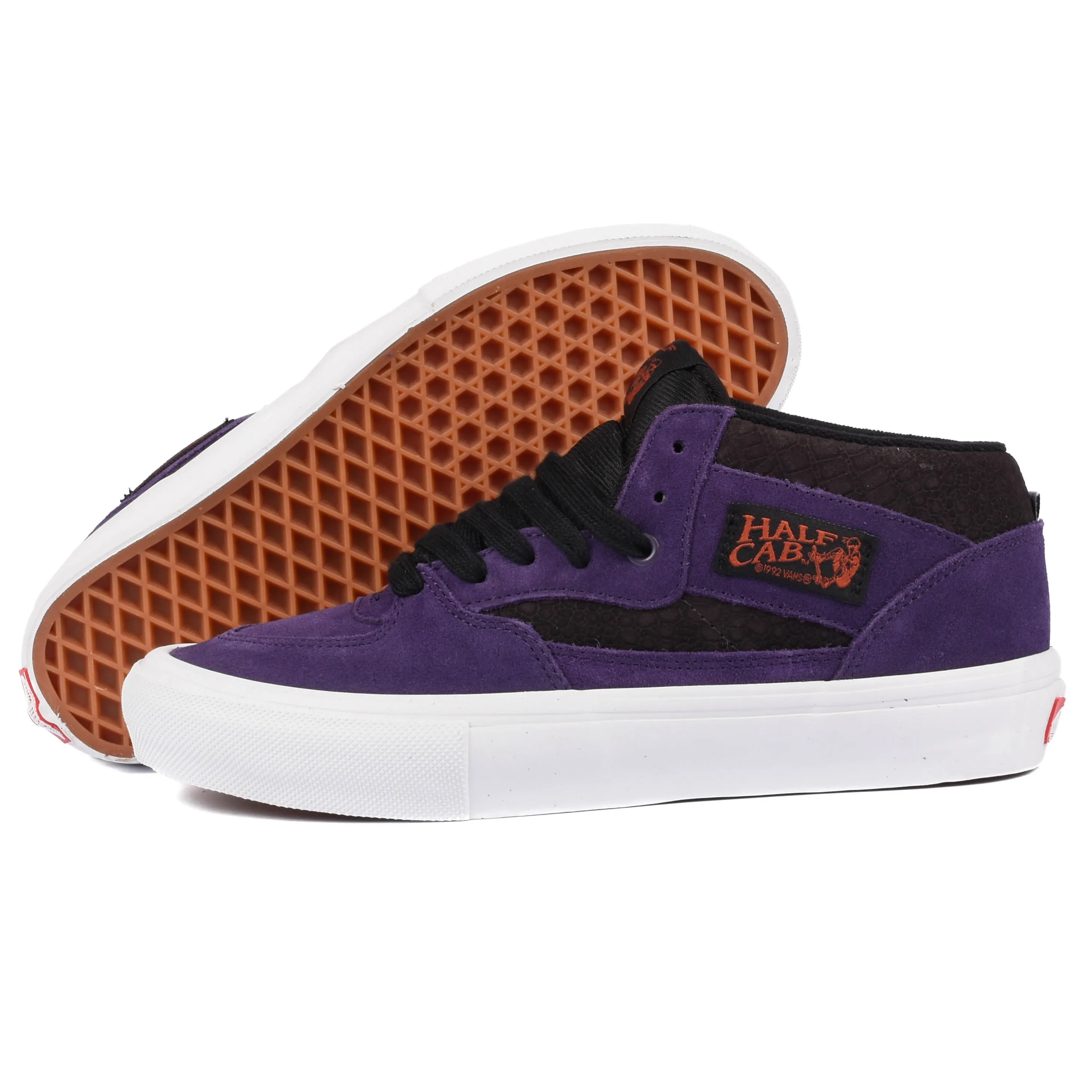 Coast Hike Outfit Choice Vans - Skate Half Cab (Croc/Grape Purple)