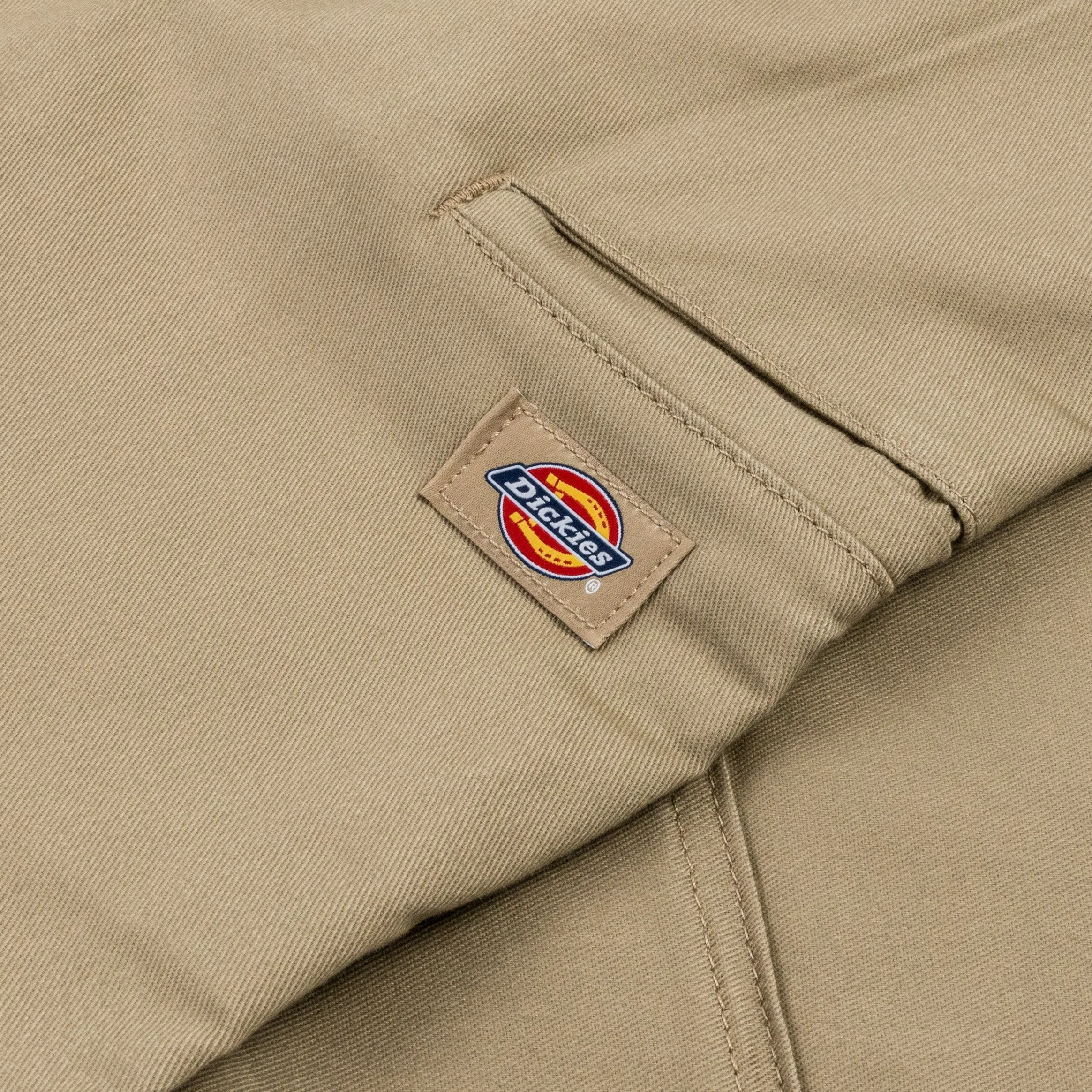 Lightweight Feel Durable Seam Construction Skinny Fit Double Knee Work Mens Pants (Beige)