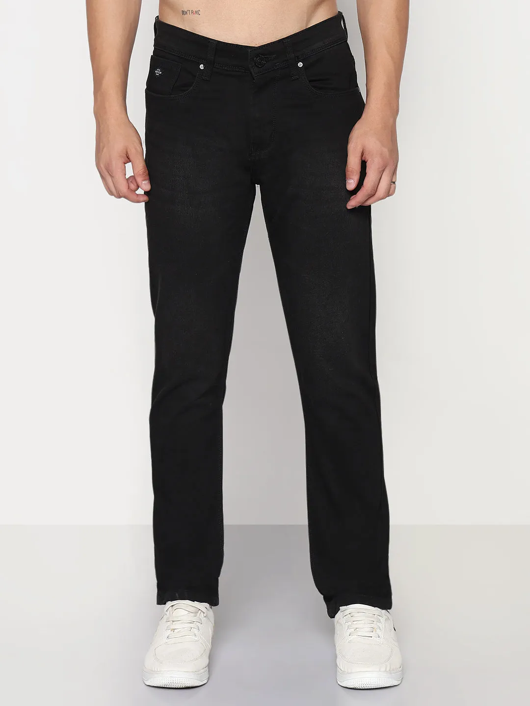Active Days Men's Black Slim Fit Jeans