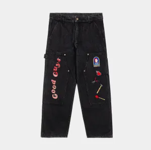 SP x Chucky Good Guys Double Knee Mens Pants (Black/Red) Layered Protection Essential Wearable