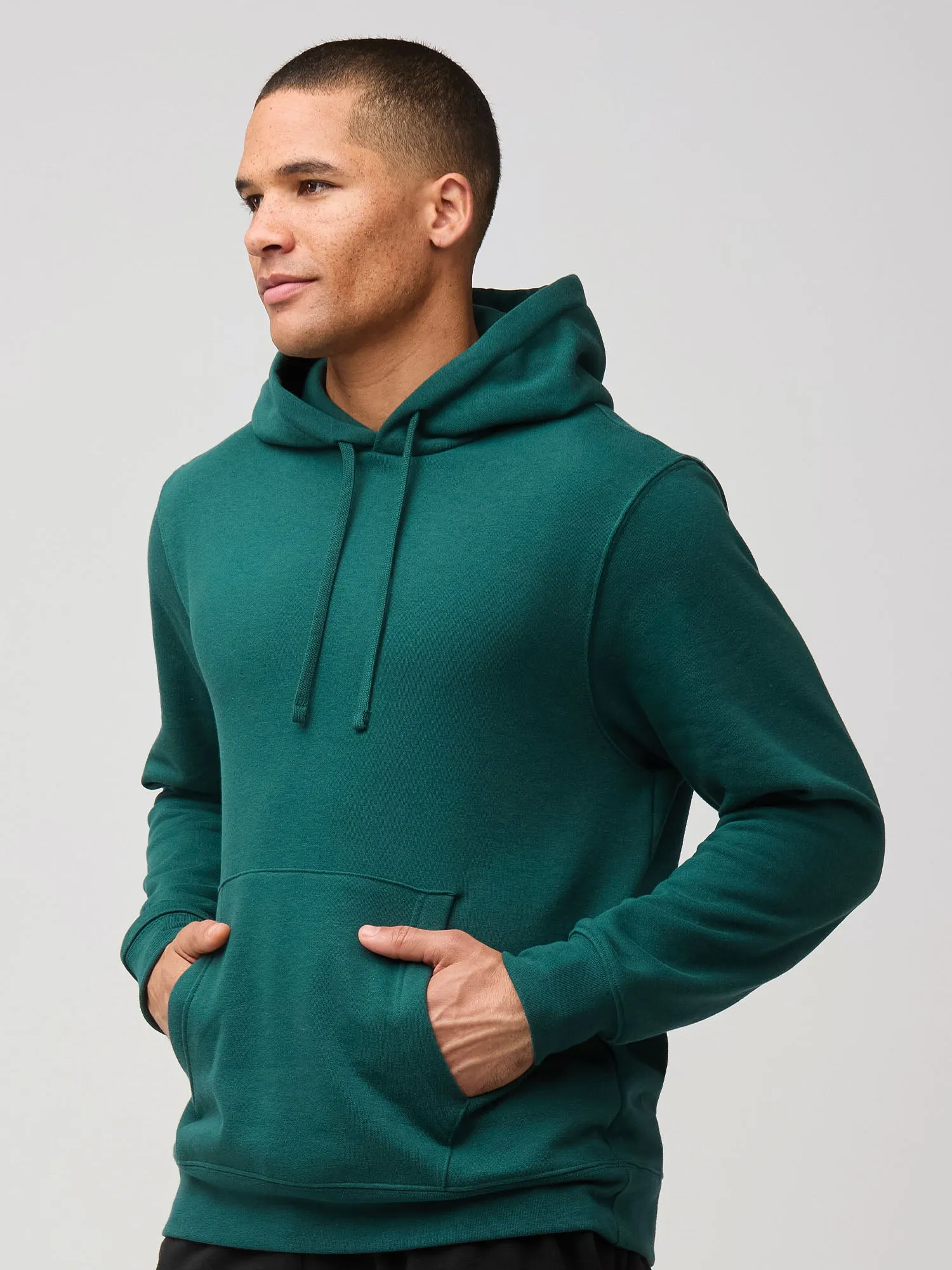 Dark Emerald Pullover Hoodie Everyday Hoodie