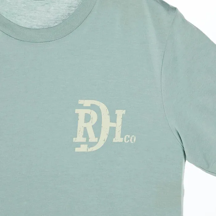 Red Dirt Hat Co. "Big Duck Energy" Graphic T-Shirt in Dusty Blue SlimFit