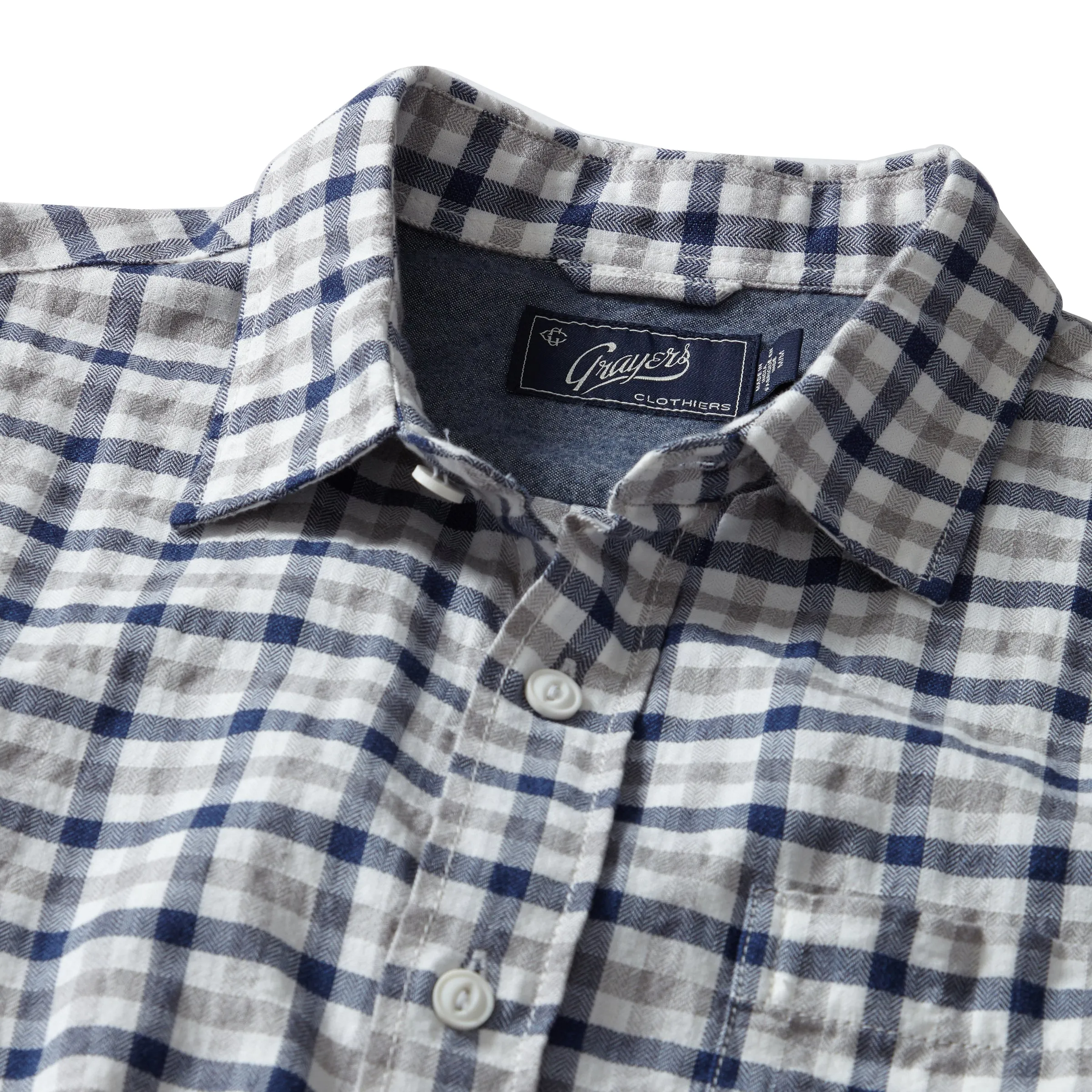 sports activity Quick Fit Brompton Hi-Twist Herringbone - Gray Navy Cream *