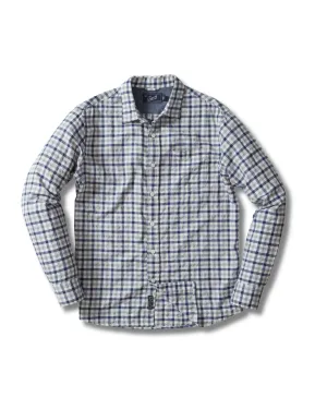 Brompton Hi-Twist Herringbone - Gray Navy Cream * MoistureWicking Technology