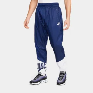 Sleek Cut Windrunner Lined Woven Mens Pants (Blue Void/White/Sail)