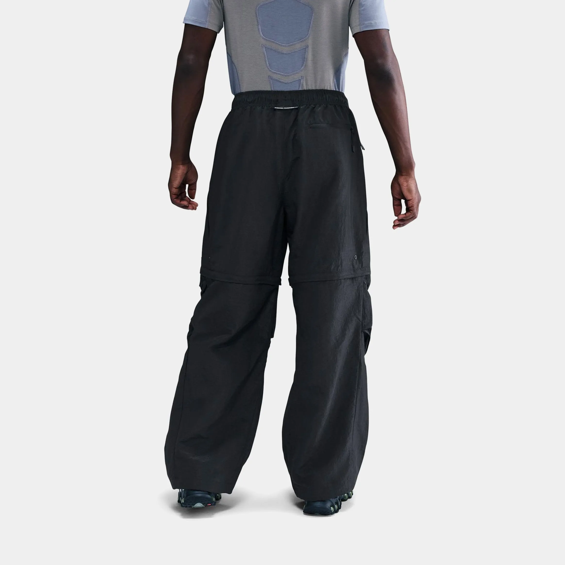 NSW Tech Convertible Woven Mens Pants (Black/Anthracite/Black) Pocket Reinforcement Abrasion resistant