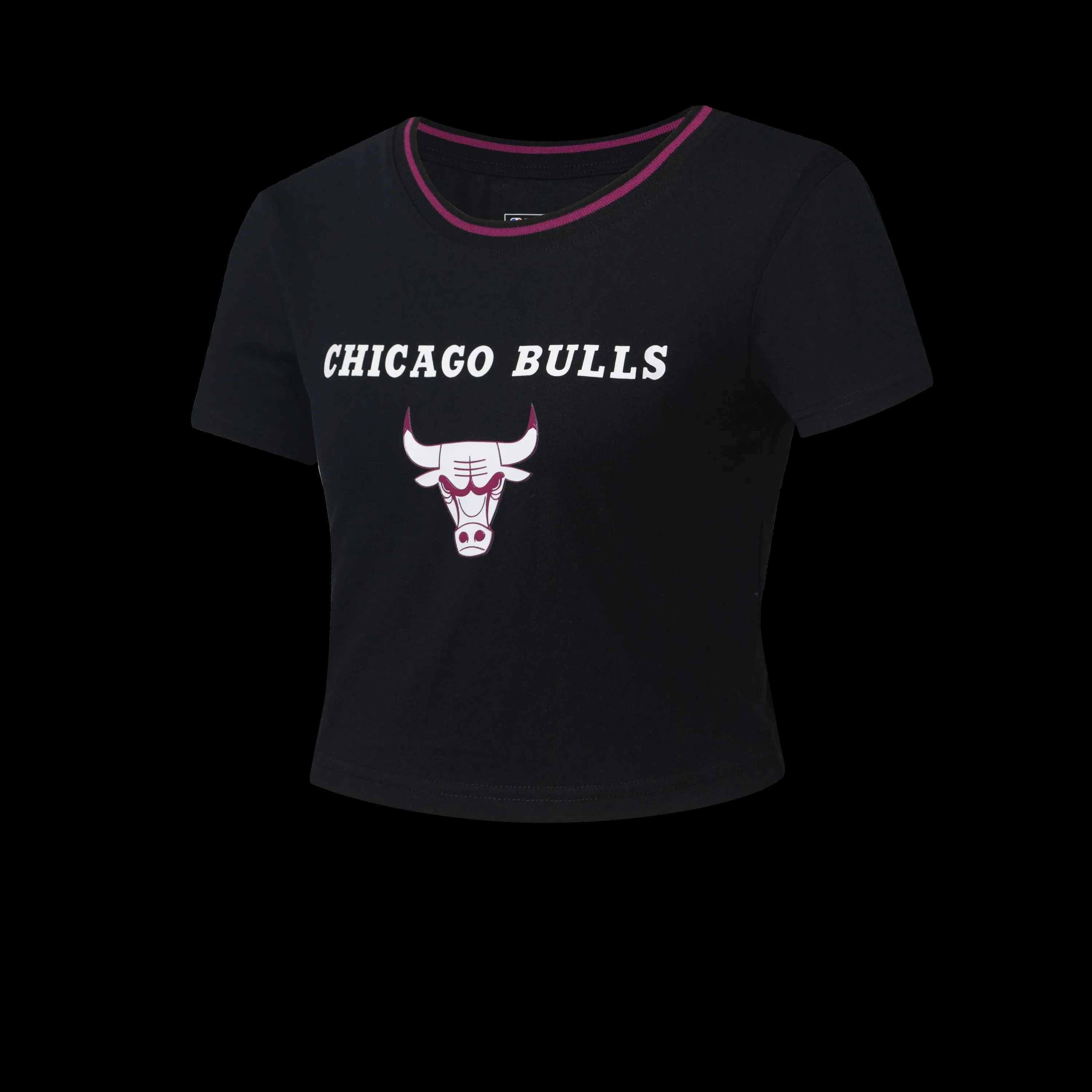 Flexible Comfort NBA WORDMARK FRONT PRINT CROP TOP SLIM FIT - Bulls