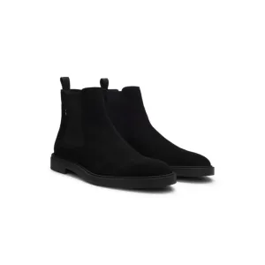 Suede Chelsea boots with signature stripe Weekend Ready Soft Hue