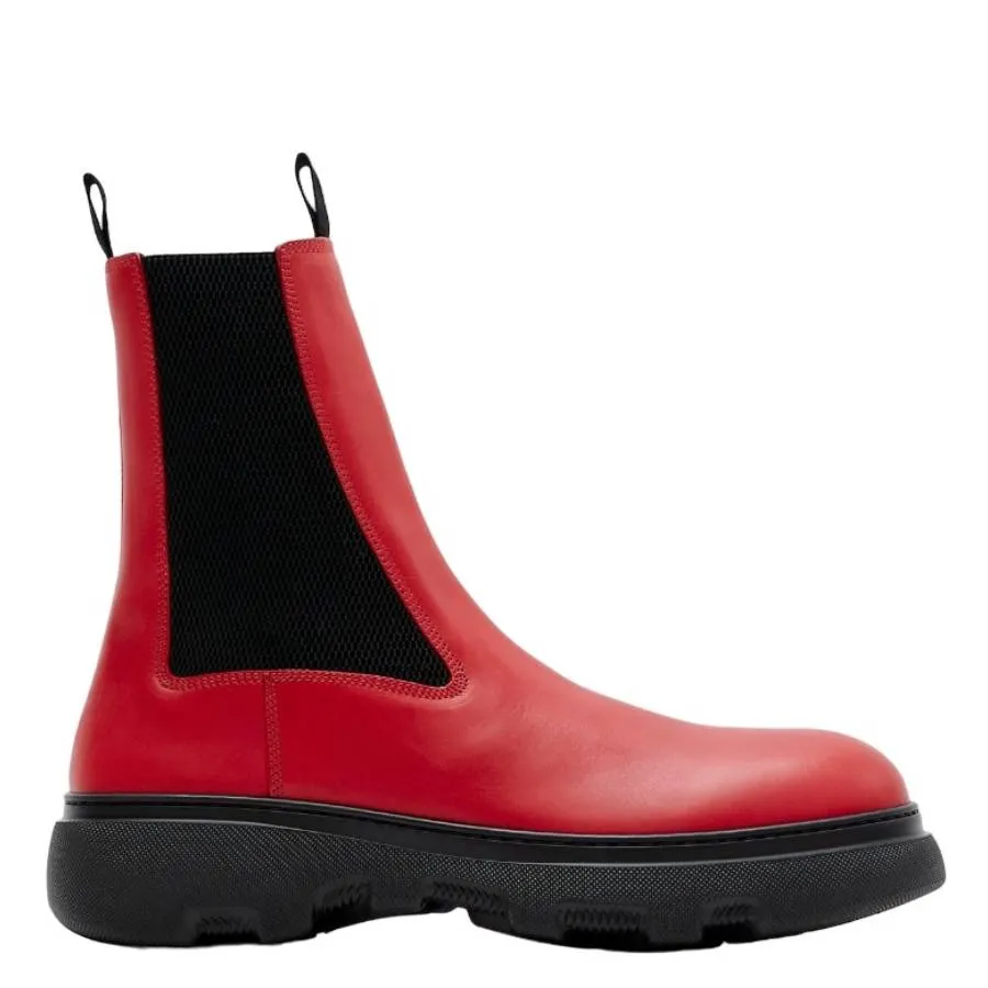 Burberry Leather Creeper Chelsea Boots in Pillar Urban Cool Daily Sharp