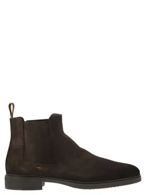 Easy Suede Ankle Boot Foot Hug