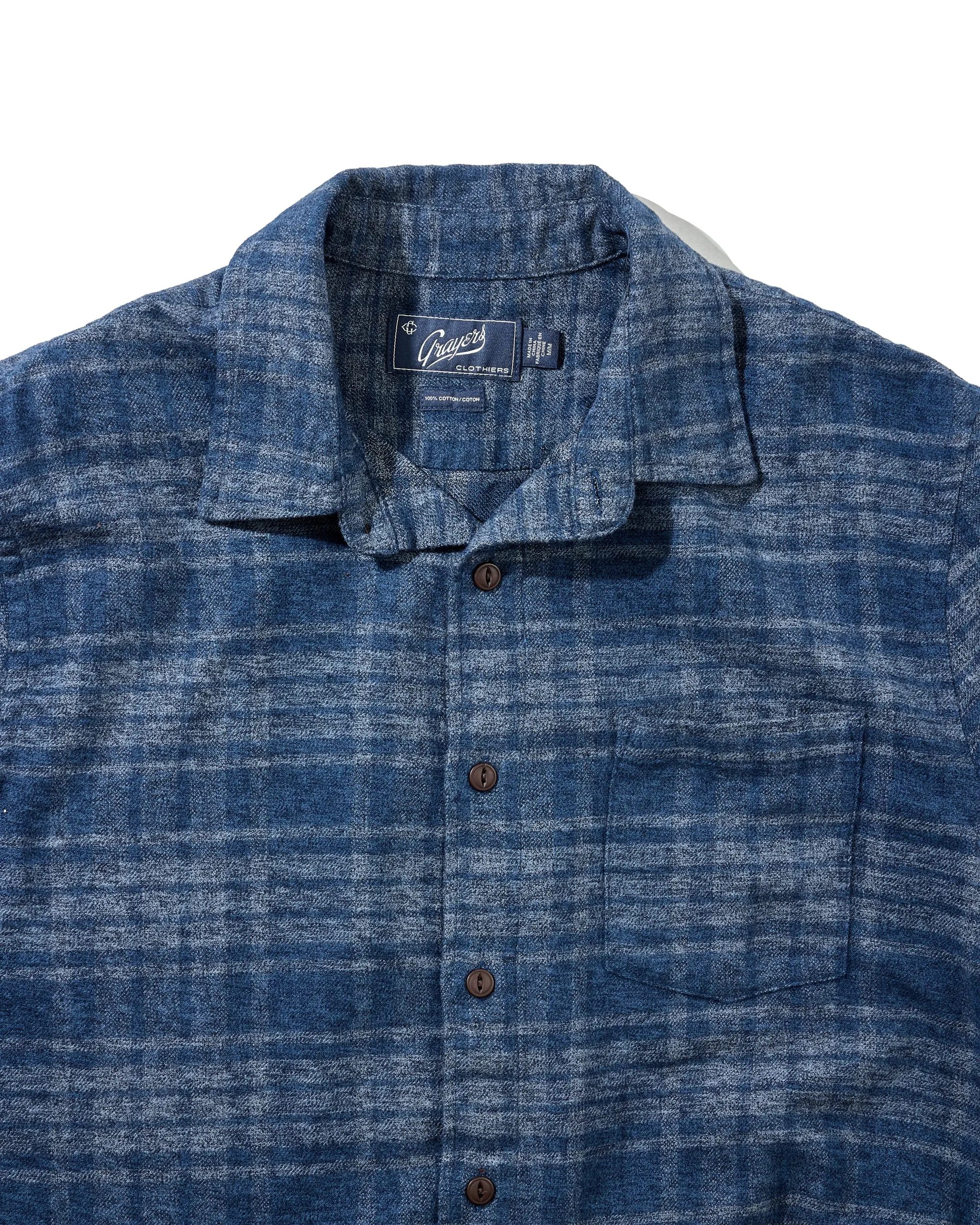 Jaspe Midweight Flannel - Blue Hues Classic Layer