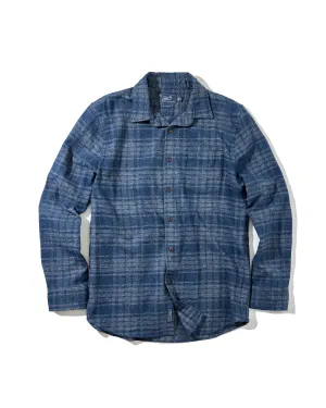 Jaspe Midweight Flannel - Blue Hues Eco friendly materials Cool Fit