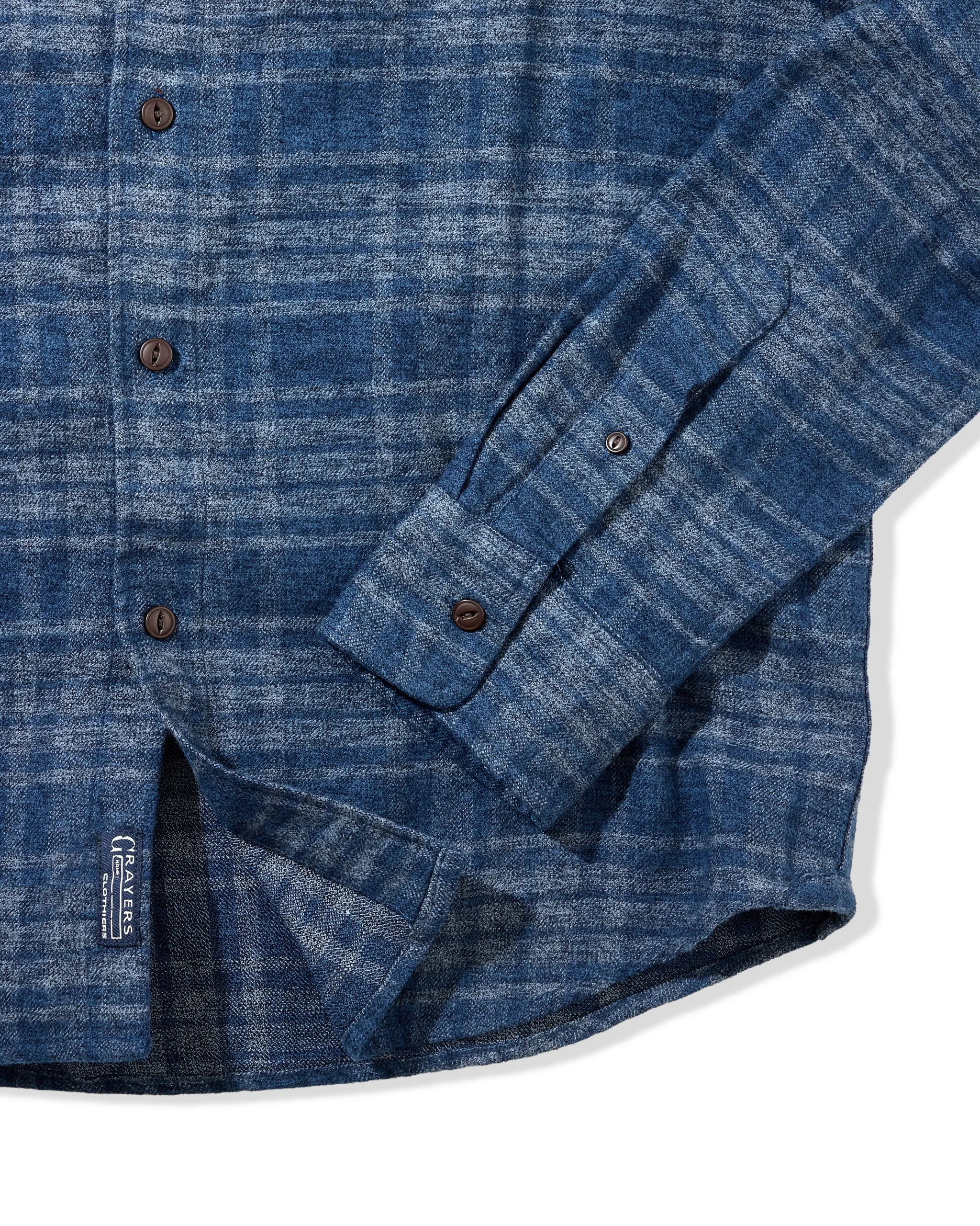 Jaspe Midweight Flannel - Blue Hues Chilly Comfort Wear