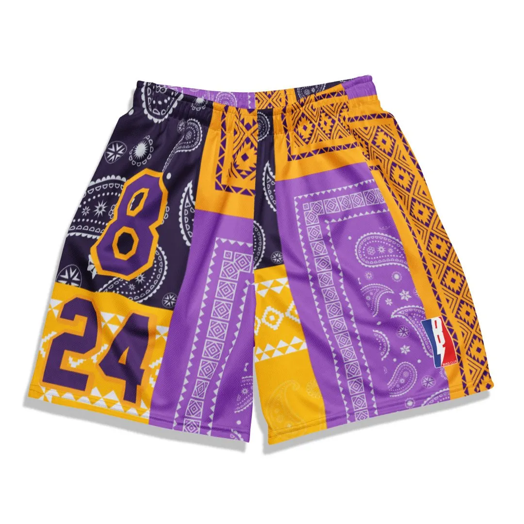 Fit Flex Kobe Mamba Paisley Shorts