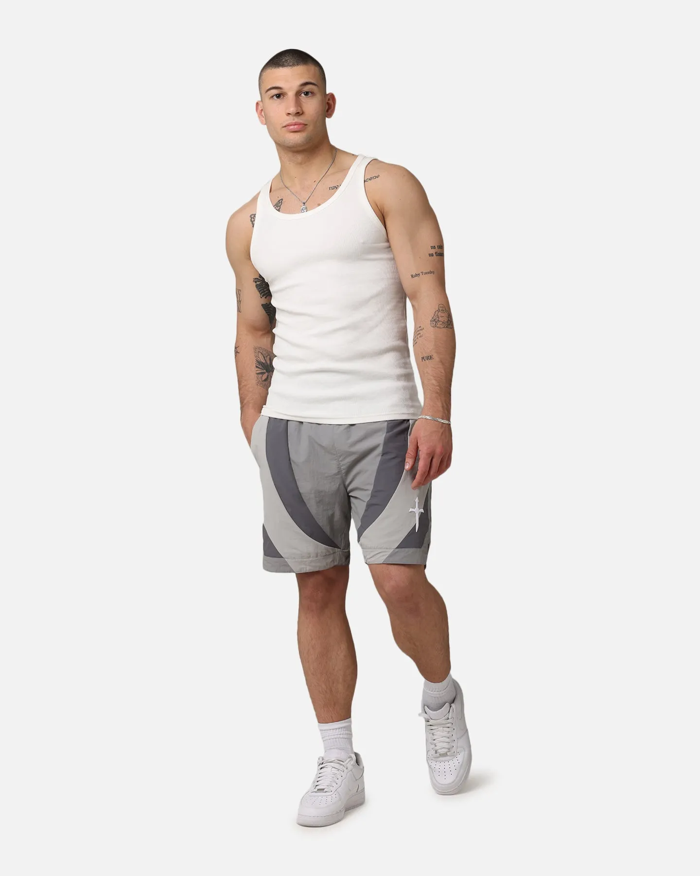 regular size Casual Flex Saint Morta Holy Grail Nylon Shorts Grey