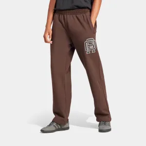Slim Profile Sleek lines Varsity Essentials Pants Mens Sweatpants (Brown/White)