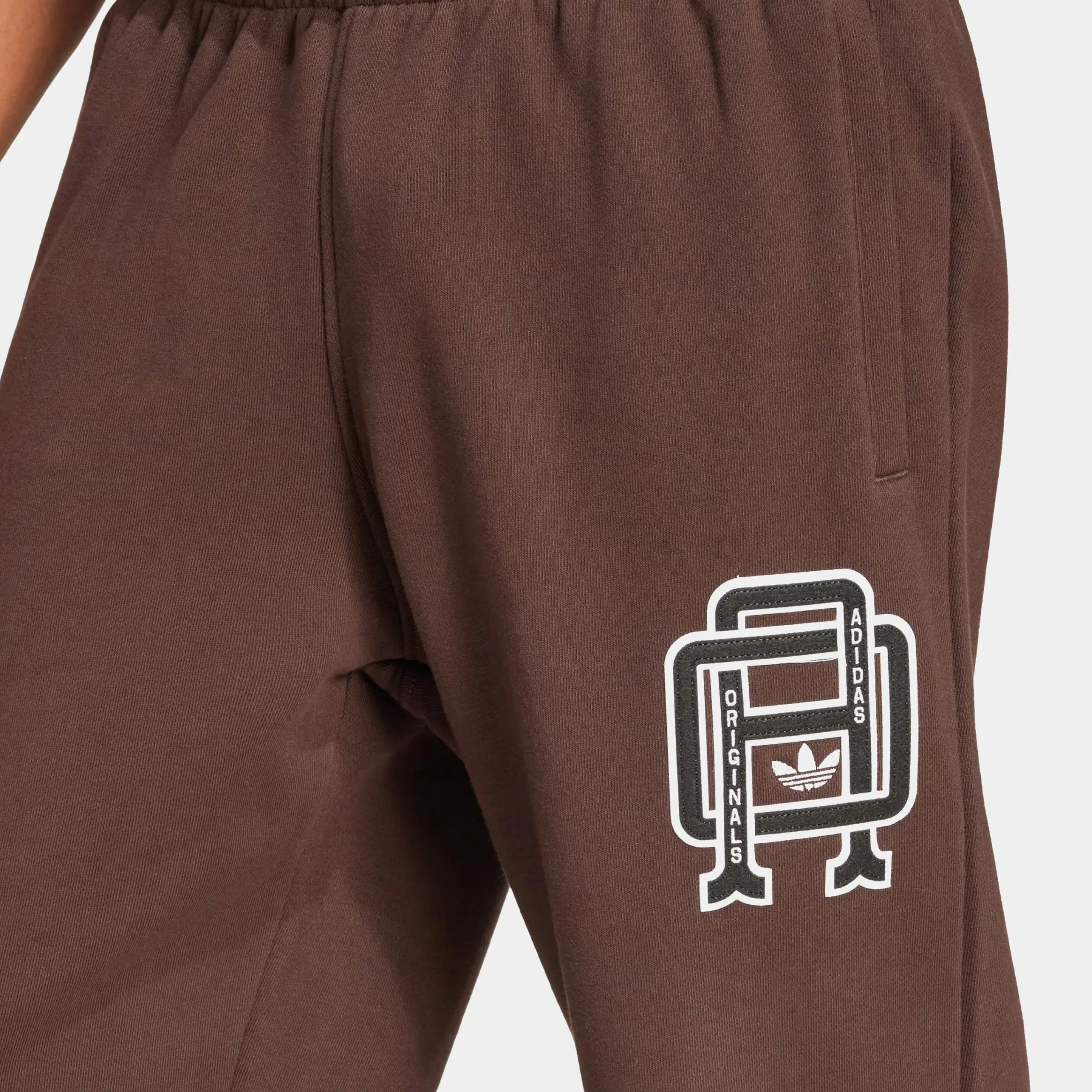 Core Ease Varsity Essentials Pants Mens Sweatpants (Brown/White)
