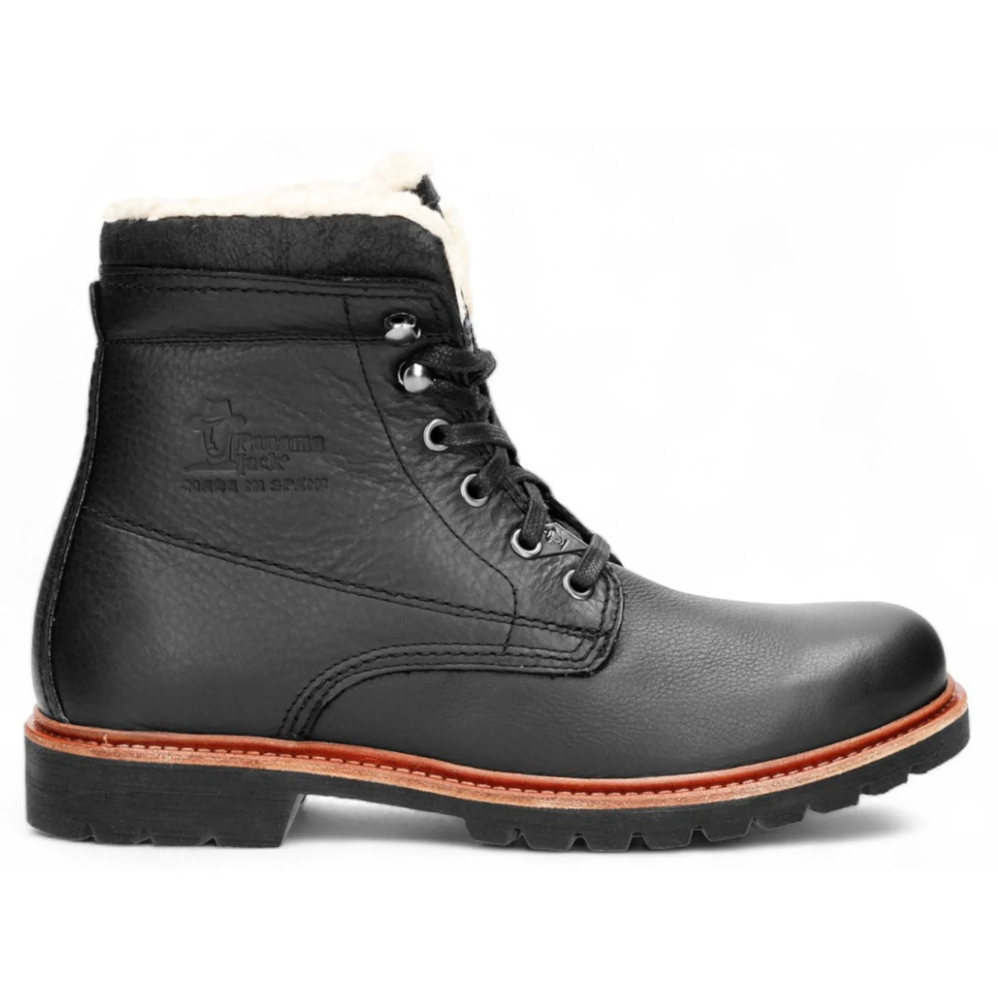 P03 Aviator - Men's Black Leather Ankle Boots Meeting Attire