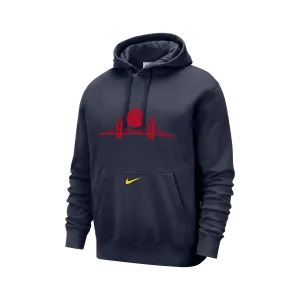 Nike NBA Golden State Warriors Club City Edition Fleece Pullover Hoodie product beach style charm Hiking Suitable