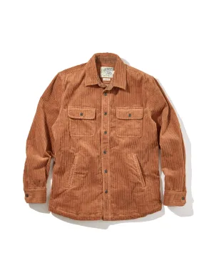 Catalina Rope Cord Shirt Jacket - Cognac Neutral Style Airflow Ventilation System