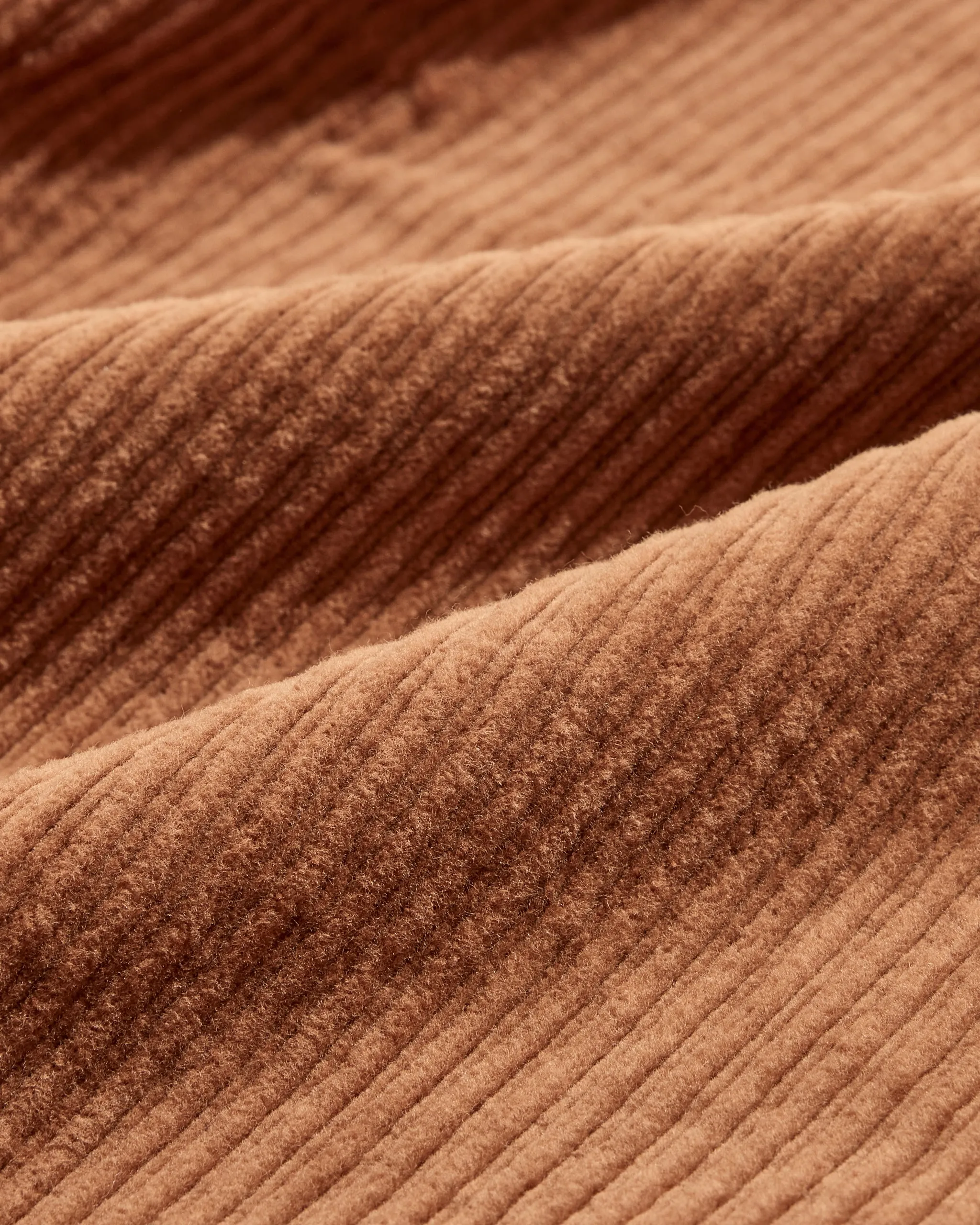 Catalina Rope Cord Shirt Jacket - Cognac Classic Cut