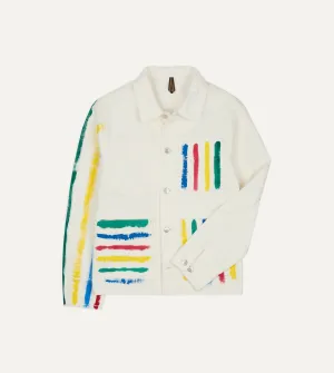 All Day Layering Michael McGregor for Drake??s Hand-Painted Work Jacket