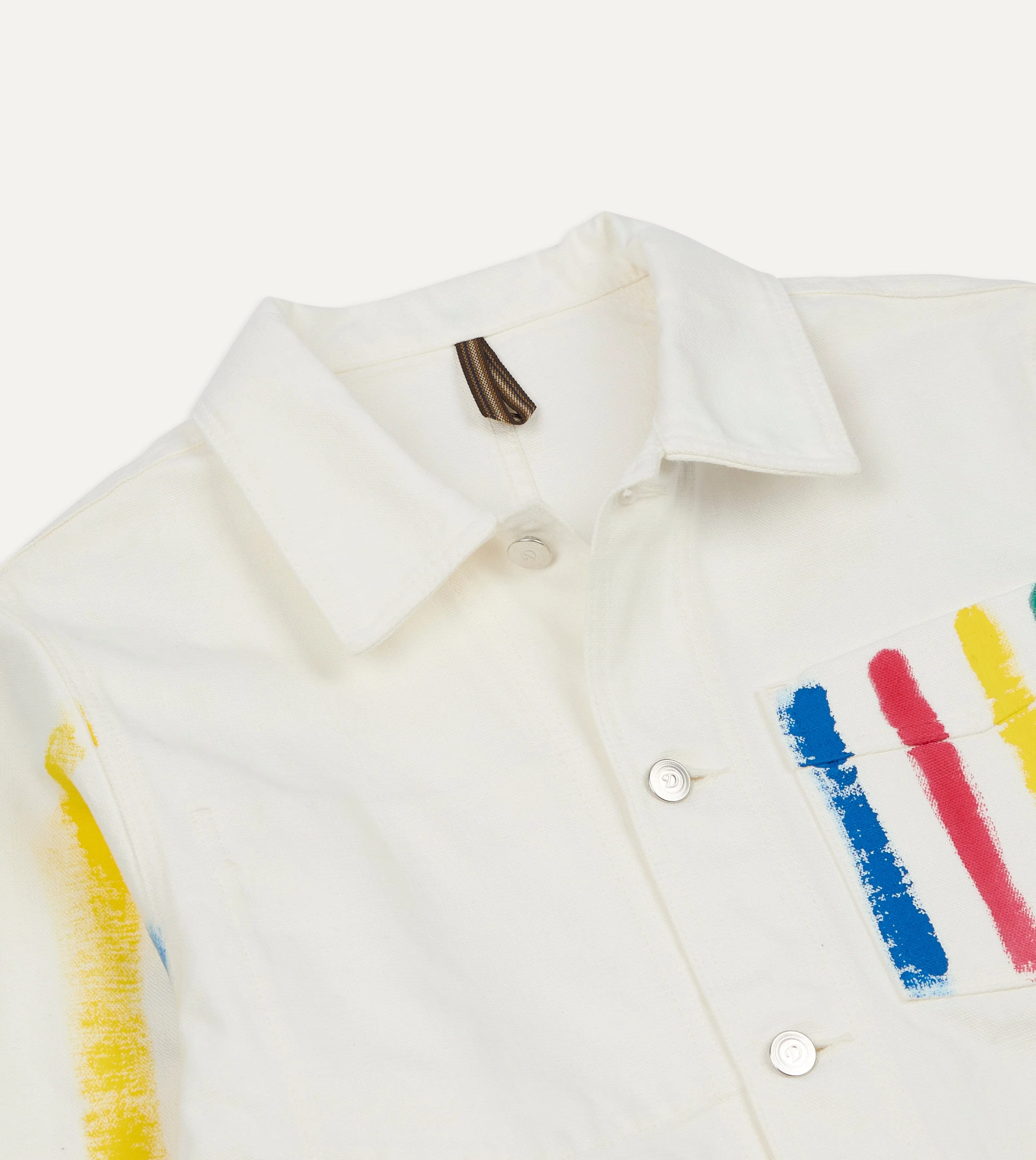 Soft Shell Material Michael McGregor for Drake??s Hand-Painted Work Jacket