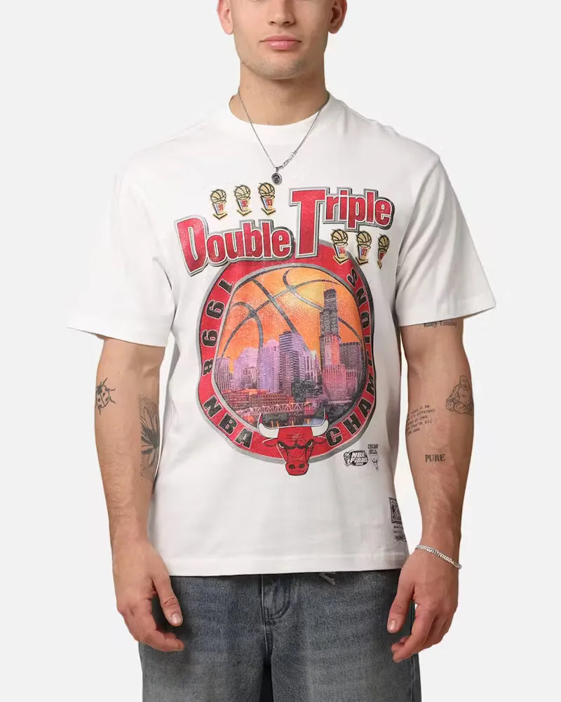 Frictionless Inner Layer Mitchell & Ness Chicago Bulls Stadium Banner T-Shirt