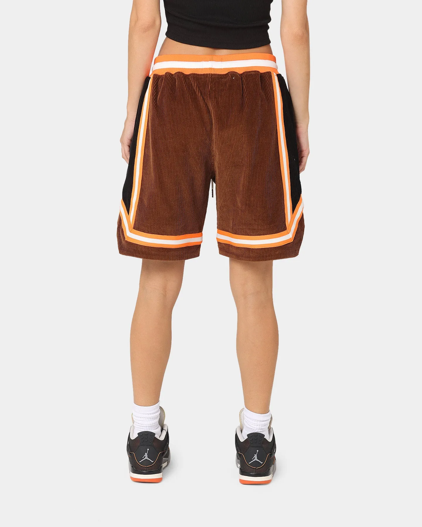 Quick Fit Style XXIII Arklow Corduroy Basketball Shorts Brown