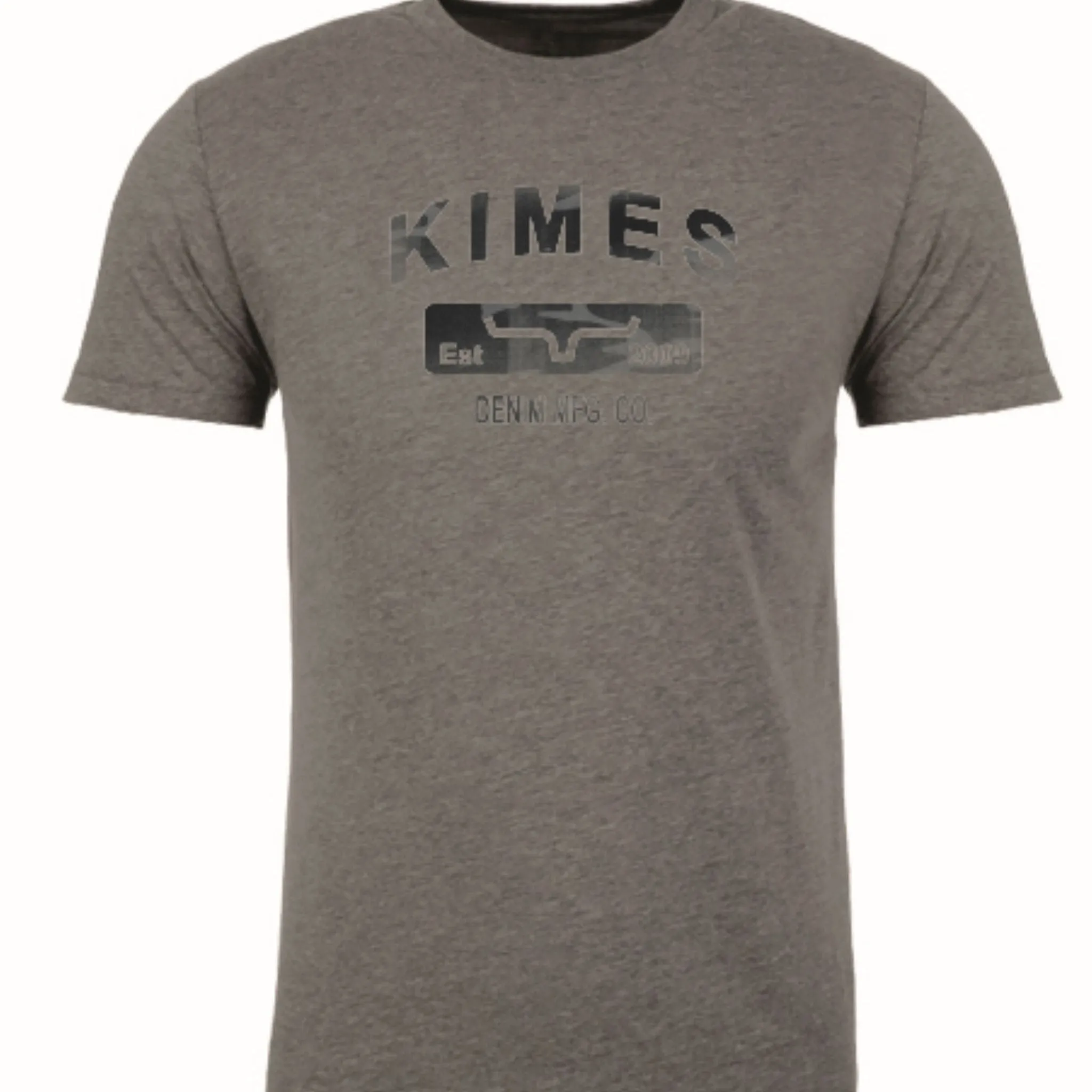 Kimes Ranch MFG CO T-Shirt in Dark Grey Heather Autumn Wear Comfort Design