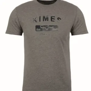 Chilly Layer Light Casual Kimes Ranch MFG CO T-Shirt in Dark Grey Heather