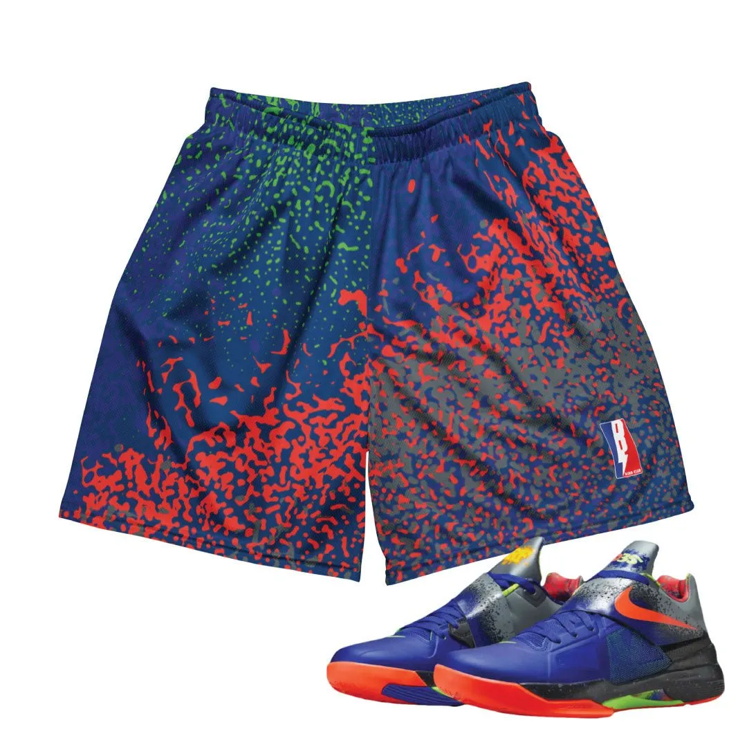 Classic Appeal KD 4 Nerf Splatter Mesh Shorts