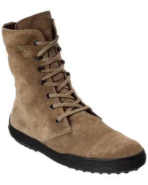 TOD??s Suede Boot Day Shade Neutral Presence